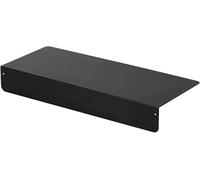 Réfrigérateur de cuisine - Panneau de séparation - Élargissement latéral - Déflecteur d'extension sans perçage - Plateau de rangement - Étagère d'espace de plan de travail Ad, noir, 60 x 20 cm