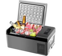 Réfrigérateur de voiture 15 L VEVOR - Glacière électrique portable avec écran LCD numérique