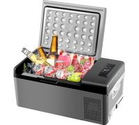 Réfrigérateur de Voiture à Compression,Mini Réfrigérateurs,Réfrigérateur Portable à Compression Mini Frigo Électrique Réfrigération Plage de Température - 20℃ - 10℃ pour Maison/Voiture/Camping (15L)