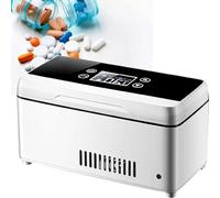 Réfrigérateur de voiture, glacière à insuline, boîte réfrigérée pour médicaments, réfrigérateur à insuline, mini-réfrigérateur portable pour voiture, glacière pour médicaments pour personnes