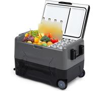 Réfrigérateur de voiture portable à compresseur - 35 l - Petit congélateur - Pour extérieur, camping, camping-car, voiture