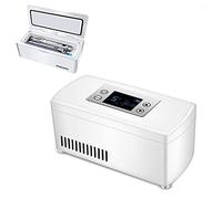 Réfrigérateur de voiture, réfrigérateur pour médicaments à domicile, refroidisseur d'insuline portable, petite boîte de voyage pour médicaments, garde les médicaments contre le diabète au fr