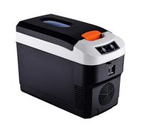Réfrigérateur De Voyage Coffre Glace Portable, Refroidisseur Voiture Compact Chiller Électrique 12V 24V, Camping En Plein Air, Petite Boîte Glacée Sur Route Pour La Cuisine Domicile, Pique-nique, Pêch