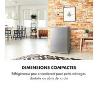 Réfrigérateur Delaware 75 litres Congélateur 4 litres Compression E