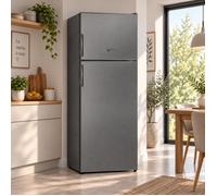 Réfrigérateur Double Porte 145x54 cm 230L Gris Atlantic