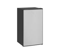 HOMCOM Réfrigérateur congélateur, petit réfrigérateur à une porte, 91 L, étagères modulables, compartiment congélateur, design sous-comptoir, noir