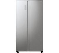 Refrigerateur double porte RS711N4ACE HISENSE gris inox G