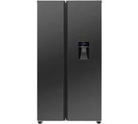 Refrigerateur double porte SBS7367-NOIR bomann noir statique noir