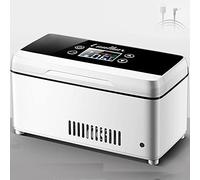 Réfrigérateur électrique à insuline intelligent, rechargeable, petit réfrigérateur portable pour garder les médicaments contre le diabète, affichage LED de 0 à 18 degrés (3 piles)