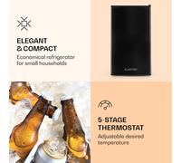 Réfrigérateur - KLARSTEIN - Exclusif 91L - 2 niveaux - Thermostat 5 niveaux - Bac à glaçons inclus