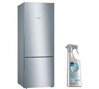 Réfrigérateur frigo combiné inox 503l froid brassé largeur 70cm inox G