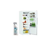 WHIRLPOOL Réfrigérateur frigo simple porte blanc 321L Froid brassé Clayette Verre