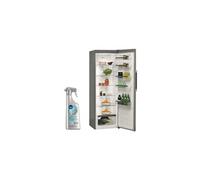 réfrigérateur frigo simple porte inox 363l froid brassé 6eme sens