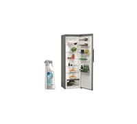 réfrigérateur frigo simple porte inox 363l froid brassé 6eme sens