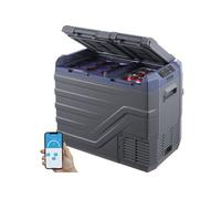 VEVOR Réfrigérateur Portable à Compression 39 L Double Zone, Mini Frigo de Voiture 12/24 V CC et 100-240 V CA, Glacière -20 °C à 20 °C Température Réglable, pour Camion Bateau Maison Camping