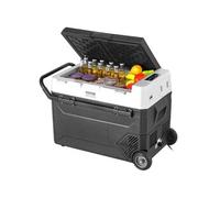 VEVOR Réfrigérateur portable à compression 60 L 12 V Glacière sur roulettes Zone unique