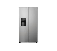 Haier SBS 90 Serie 3 HSR3918EIMP frigo américain Pose libre 515 L E Platine, Acier inoxydable