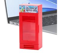 Réfrigérateur Jouet - Mini Congélateur à Boissons Jouet,Distributeur de Canettes Décoratif Bureau pour Anniversaire Garderie Voyage Loisirs Salle de Classe Camping Intérieur Cadeau