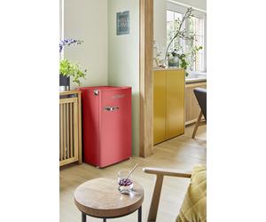 Réfrigerateur Kältefach Détaché Retro Rico 83 CM 92 Litre Rouge respekta