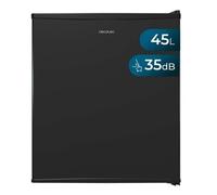 Cecotec Réfrigérateur Mini Bar Thermoélectrique de 44L Bolero CoolMarket BC SD 47 Black. Hauteur 51,5 cm et Largeur 43 cm, Basse Consommation, Contrôle Mécanique, Éclairage LED Intérieur.