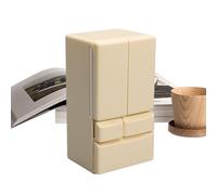 Réfrigérateur Miniature - Miniatwure Kitchen Miwni Meubles Miniature, Mini-réfrigérateur Mini Fridge Modèle - Échelle Photo Prop Double Porte pour Landscape Decoration