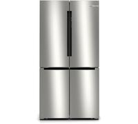 Réfrigérateur multi-portes congélateur bas Bosch KFN96VPEA - Série 4 - Pose libre - 528 L - 183 x 90,5 x 73,1 cm - 4 portes - Acier brossé anti-traces