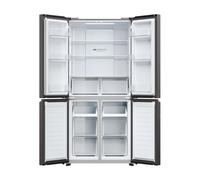 Réfrigérateur multi portes Cube 83 Série 3 - Haier HCR3818ENPT - Classe E - No Frost - Pose Libre - 467L (réfrigrateur 311L + congélateur 156L) - Slate black