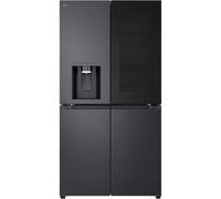 LG Réfrigérateur américain GMK960EV2E – 91 cm, 646 L, Total No-Frost, Noir acier