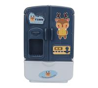 Réfrigérateur PolyGen avec Deux Portes et Accessoires pour Une expérience Domestique Authentique, Un réfrigérateur Miniature pour Maison de poupée pour des scénarios imaginatifs