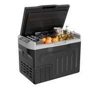 Réfrigérateur portable, 31 QT (29 L) 12 V, mini réfrigérateur à compresseur -15,6 °C ~ 20 °C, 12/24 V CC 110 ~ 240 V AC pour camping-car/camping