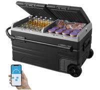 VEVOR Réfrigérateur Portable à Compression Mini Frigo 115 L Double Zone Voiture
