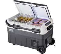 VEVOR Réfrigérateur Congélateur Portable pour Voiture Mini Frigo 50L Double Zone