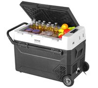 Réfrigérateur Portable à Compression 60 L-VEVOR-12 V-Glacière sur Roulettes à Zone Unique-Camion Bateau Maison Camping Extérieur