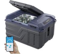 VEVOR Réfrigérateur portable 9 L à compression – Glacière zone unique 12/24V & 100-240V -20°C à 20°C