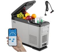 VEVOR Réfrigérateur portable à compression CF15 15 L – 12/24 V & 100–240 V – de -20 °C à 20 °C
