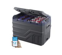 VEVOR Réfrigérateur Portable à Compression 32 L Double Zone, Mini Frigo de Voiture 12/24 V CC et 100-240 V CA, Glacière -20 °C à 20 °C Température Réglable, pour Camion Bateau Maison Camping Extérieur