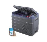 VEVOR Réfrigérateur de voiture, congélateur portable double zone de 40 L, réfrigérateur de voiture 12 V, plage réglable de 15,6 °C à 20 °C, 12/24 V CC et 100 à 240 V CA pour extérieur, camping,