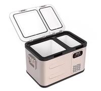 Réfrigérateur portable pour voiture, refroidisseur électrique avec panneau de commande, alimentation 12 V/24 V, garde au chaud pendant 6 à 8 heures après une panne de courant, idéal pour les voyages