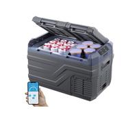 Réfrigérateur Portable Pour Voiture Température Réglable Glacière à Double Zone 25L