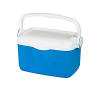 Réfrigérateur portatif design ergonomique 10 L bleu glacière de voyage [EEK: A - G]