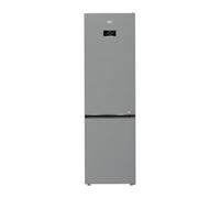 Réfrigérateur pose-libre combiné - BEKO - B5RCNE405HXB - Classe D - 355 L - Froid ventilé - 66,3 x 59,5 x 203,5 cm - Métal brossé