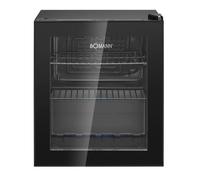 Bomann Réfrigérateur pour boissons KSG7291 – 46 L, Éclairage LED, Temp. +3°C à +18°C, Noir