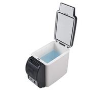 Réfrigérateur Pour La Voiture - Croid En Électrique 12V Avec Une Capacité De 6L, congélateur Portable | Refroidisseur De Camping Compact Pour Les Voyages, Les Voyages En Route, Le Véhicule, Le Ca