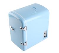 Réfrigérateur pour soins de la peau, 4 l DC12 V Mini réfrigérateur et chauffage de réfrigérateur personnel compact portable, 36 W Maquillage cosmétique Mini réfrigérateur (prise américaine)