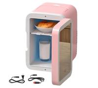 Réfrigérateur pour voiture et maison, réfrigérateur pour soins de la peau et du visage, Réfrigérateur thermoélectrique coloré, Réfrigérateur de beauté pour soins de la peau avec miroir LED pour la mai