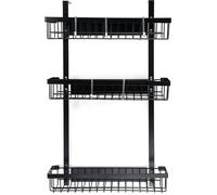 Réfrigérateur Rack Cuisine Bar Organisateur Étagère latérale Support mural - Noir