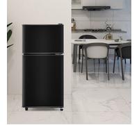 Réfrigérateur Réfrigérateur-Congélateur Noir 86,8cm - 60L (38L+22L) - Double Porte LED Classe E - 102kWh/an - 45,5cm Largeur