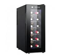 Réfrigérateur Refroidisseur de Vin 12 Bouteilles, Réfrigérateur Mini-bar