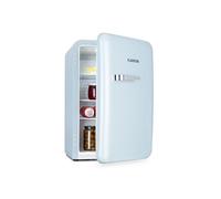Réfrigérateur rétro Audrey 70 litres 3 étagères 2 compartiments de porte Éclairage intérieur D
