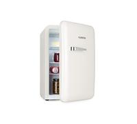 Réfrigérateur rétro Audrey 70 L 3 étagères 2 compartiments Mini bar Mini Frigo Crème